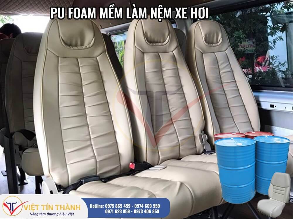 nguyên liệu pu foam sản xuất ghế